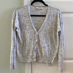 Loft Button Down V neck Cardigan